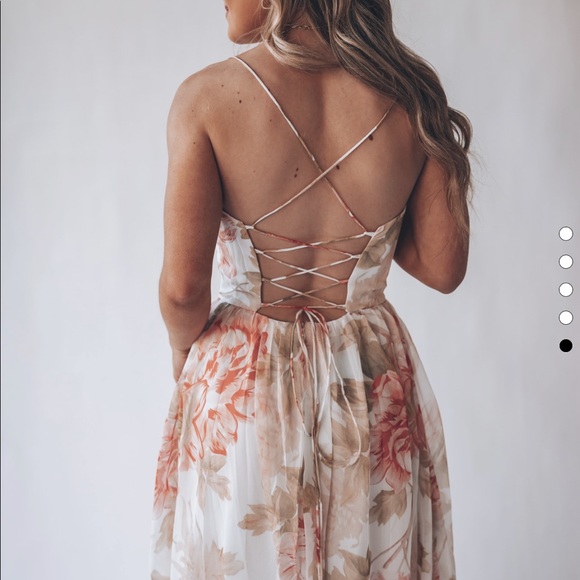 Floral Maxi Dress - Picture 2 of 8